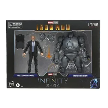 Marvel Hasbro Legends Iron Monger & Obadiah Stane 2-Pack