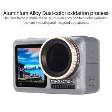 ULANZI OSMO Action ND32 Filter Camera Lens Filters for DJI OSMO Action Cinematographer Photography Accessories