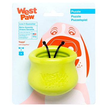 West Paw Zogoflex Toppl Interactive Dog Toy - Versatile Treat Dispenser