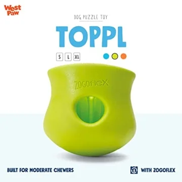 West Paw Zogoflex Toppl Durable Interactive Dog Toy