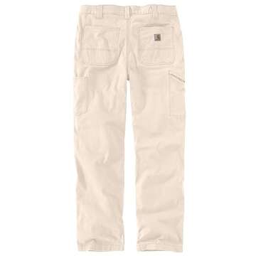 Carhartt mens Rugged Flex Rigby Double Front Work Utility Pants, Natural, 36W x 30L US