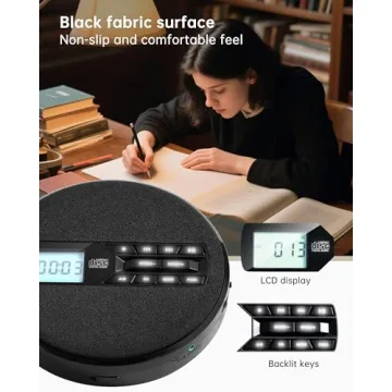 Portable CD Player with Speakers - Ideal for Home & Gifts