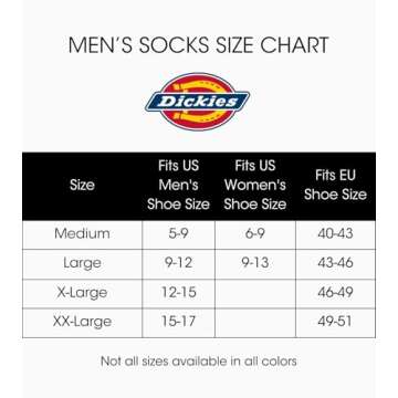 Dickies Men's Light Compression Comfort Over-The-Calf Socks, Available in M-XXL (2, 4, White (2 Pairs), Shoe Size: 6-12