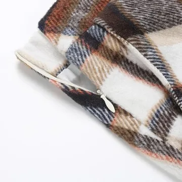 Stylish Long Plaid Maxi Skirt for Women | Warm & Trendy