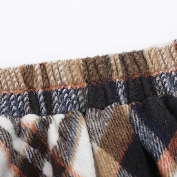 Stylish Long Plaid Maxi Skirt for Women | Warm & Trendy