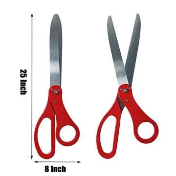 Grand Opening Ceremony Kit with Giant Scissors and Decorations