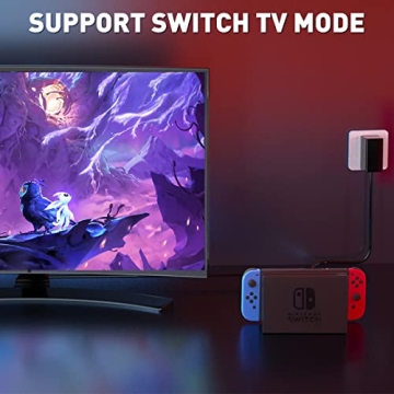Power Supply Adapter for Nintendo Switch with 5FT Charger