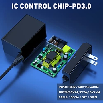 Power Supply Adapter for Nintendo Switch with 5FT Charger