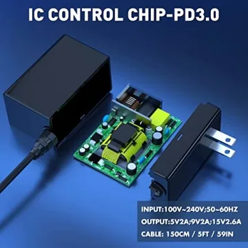 Power Supply Adapter for Nintendo Switch with 5FT Charger