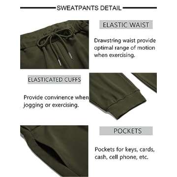 COOFANDY Lightweight Jogging Suit Sets for Men