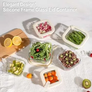 Urban Green Glass Food Storage Containers - Eco-Friendly Set