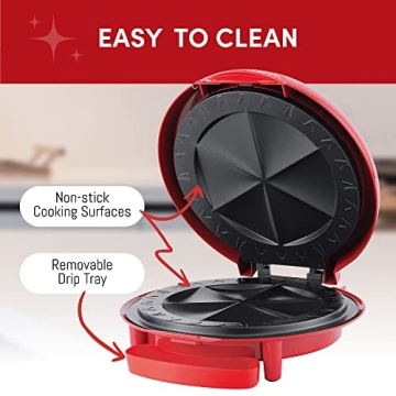 Elite Gourmet Electric 11" Quesadilla Maker for Snack Lovers