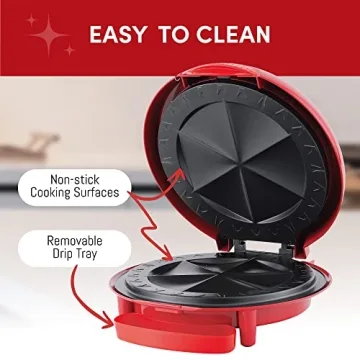 Elite Gourmet Electric 11" Quesadilla Maker for Snack Lovers