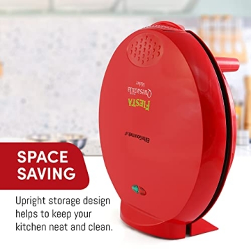 Elite Gourmet Electric 11" Quesadilla Maker for Snack Lovers