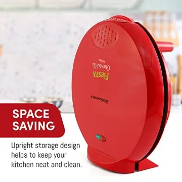 Elite Gourmet Electric 11" Quesadilla Maker for Snack Lovers