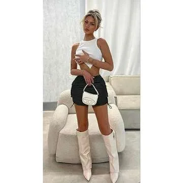 Stylish Women's Y2K Cargo Mini Skirt - Fashionable Comfort