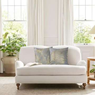 Bonhause Elegant Velvet Throw Pillow Covers - Set of 2