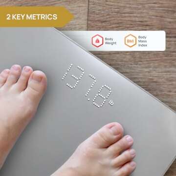 INEVIFIT Smart Bathroom Scale for Accurate Weight & BMI Tracking