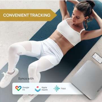 INEVIFIT Smart Bathroom Scale for Accurate Weight & BMI Tracking