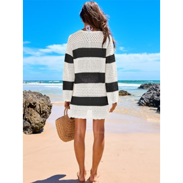 Stylish ANRABESS Women Swim Cover Up for Summer