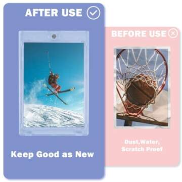 TORONTOKYO 100ct Magnetic Card Holders for Trading Cards