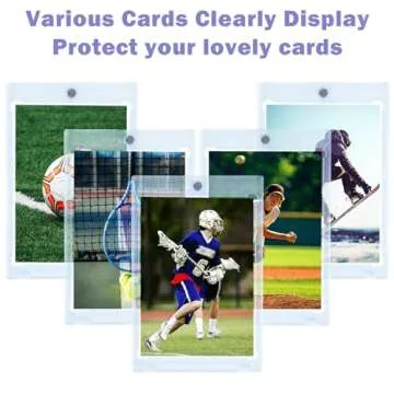 TORONTOKYO 100ct Magnetic Card Holders for Trading Cards