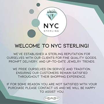 NYC Sterling 4mm Sterling Silver 925 Cubic Zirconia Cz Eternity Engagement Wedding Band Ring (5)