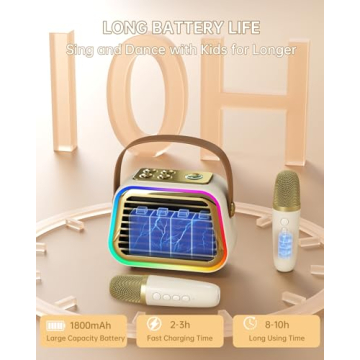 EAIHW Karaoke Machine - Fun Bluetooth Speaker for All