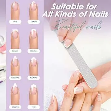 Professional Disposable Zebra Nail Files 100/180 Grit 5" Double Sided Emery Board Manicure Pedicure Tools 50Pcs