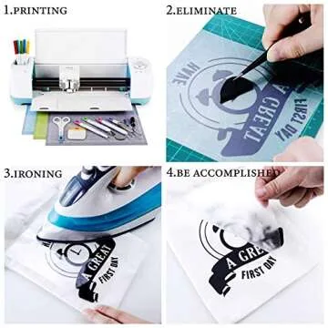 XSEINO HTV Heat Transfer Vinyl Bundle for Crafting Fun