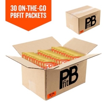 PBfit Peanut Butter Powder - 30 Pack of Protein Boost