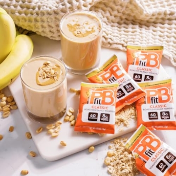 PBfit Peanut Butter Powder - 30 Pack of Protein Boost