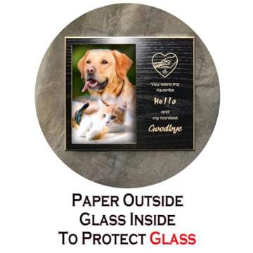 JOEZITON Personalized Pet Memorial Picture Frame
