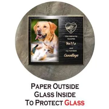 JOEZITON Personalized Pet Memorial Picture Frame