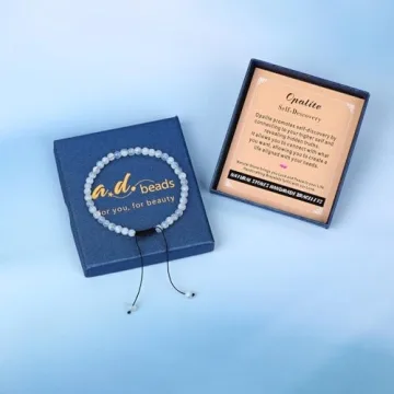 Stylish 4mm Opalite Bracelet for Self-Discovery Gifts