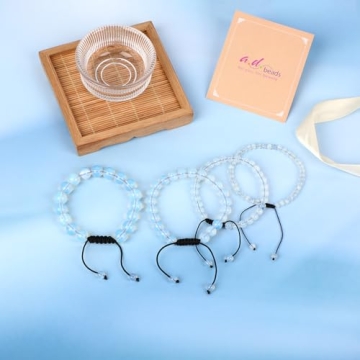 Stylish 4mm Opalite Bracelet for Self-Discovery Gifts