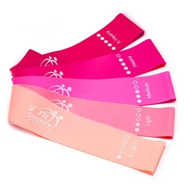 Fit Simplify Resistance Loop Bands Set with Guide & Bag
