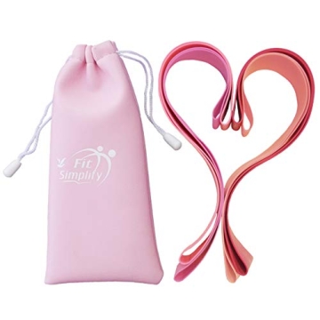 Fit Simplify Resistance Loop Bands Set with Guide & Bag