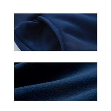 PASOK Men's Casual Tracksuit Long Sleeve Full Zip Running Jogging Sweatsuit Athletic Sports Set Black L