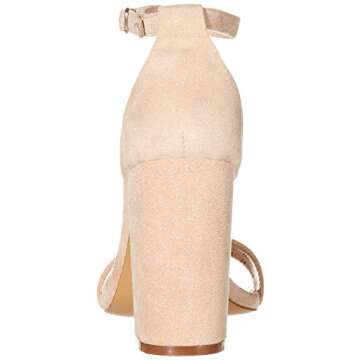 The Drop Women's Rebecca Heeled Sandal, Blush Micro, 8.5 B US