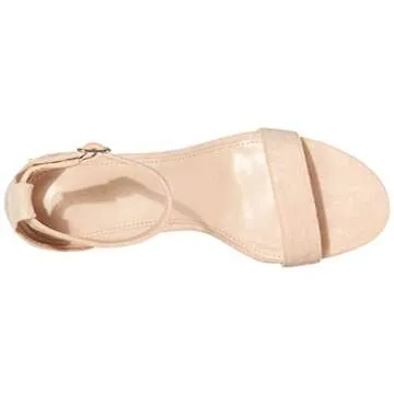 The Drop Women's Rebecca Heeled Sandal, Blush Micro, 8.5 B US