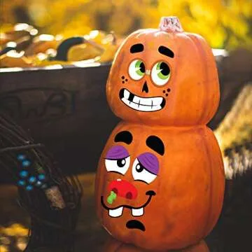 JOYIN Pumpkin Decorating Stickers for Kids' Halloween Fun