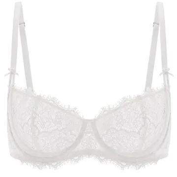 DOBREVA Balconette Lace Push Up Bra Comfort Elegance