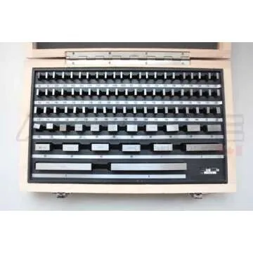 Accusize Industrial Tools Precision 81-Piece Steel Gauge Block Set, Grade B Accuracy, Corrosion-Resi...
