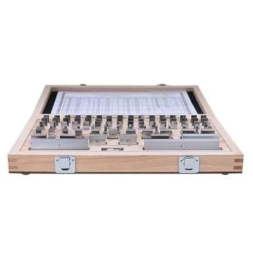 Accusize Industrial Tools Precision 81-Piece Steel Gauge Block Set, Grade B Accuracy, Corrosion-Resistant, P900-S581