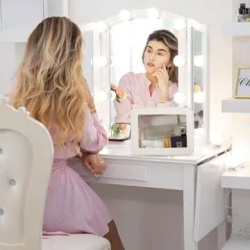 GUSTYLE Clear Makeup Bag for Travel & Everyday Use