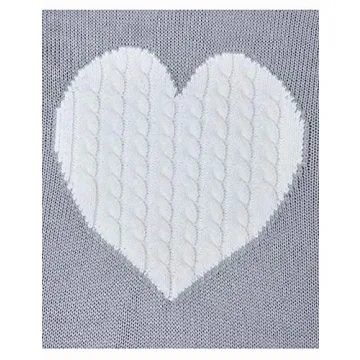 Charming Women's Knit Heart Pullover Sweater for All Seasons
