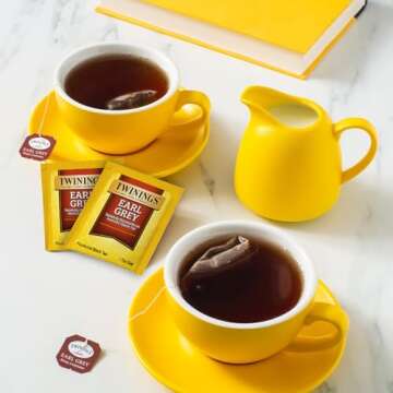 Twinings Tea Variety 6-Pack – Earl Grey, English Breakfast, Irish Breakfast, Earl Grey Decaf, English Breakfast Decaf, Lady Grey Tea Bags, 20 Count Each