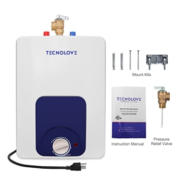 Tecnolove 4 Gallon MT40 Mini Tank Water Heater UL Listed