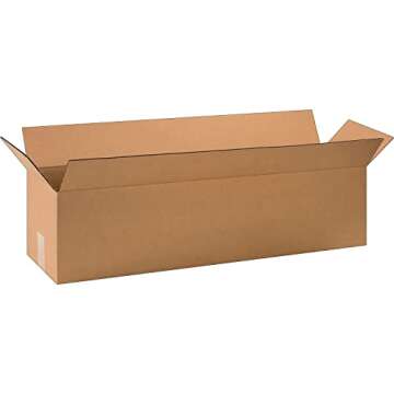 Aviditi 3288 Long Corrugated Cardboard Box for Shipping, Packing, and Moving (Pack of 25)